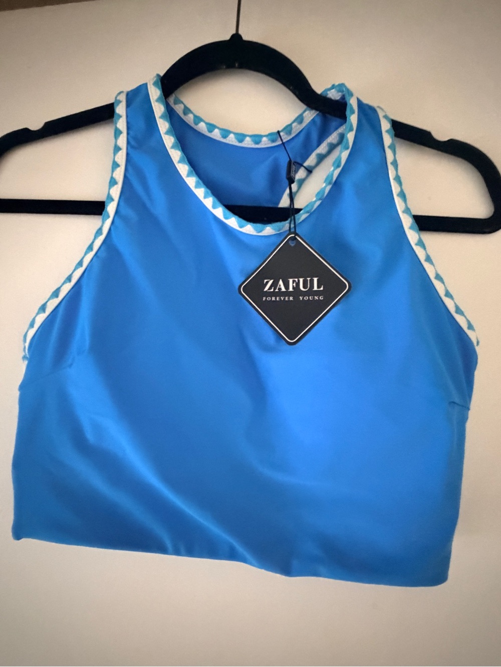 NWT Zaful Padded swim top/sports bra